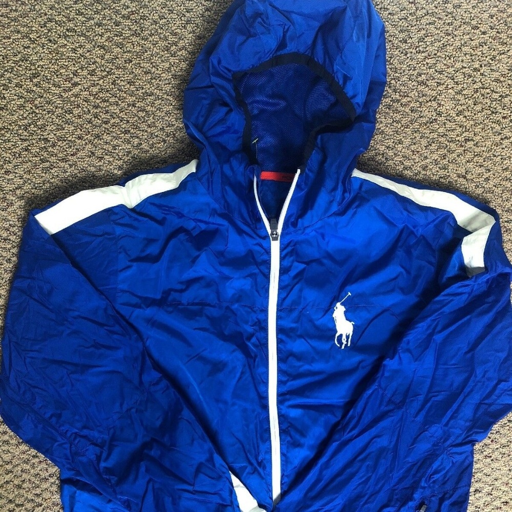 Polo Ralph Lauren Windbreaker Jacket Mens Medium